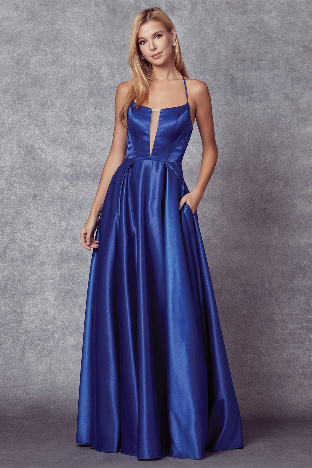 A-Line Silky Prom Dress JT687