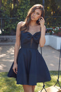 Short Beaded Embellished A-Line Homecoming Cocktail Party Dress JTJT961A