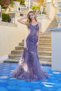 Elegant Beaded Embellished A-Line Long Formal Prom Evening Gown JTJT2441S