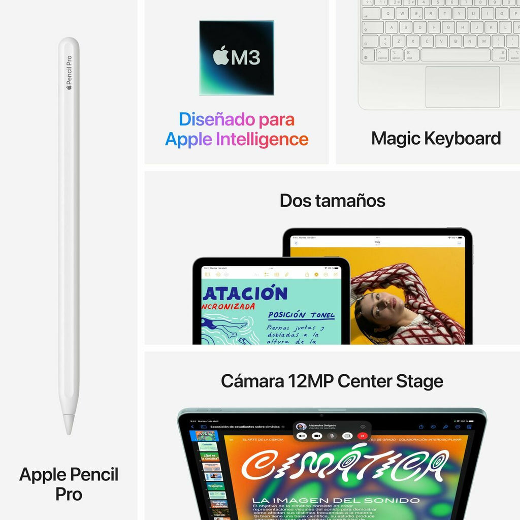 Tablet Apple iPad Air 13" Octa Core 8 GB RAM 256 GB Blue