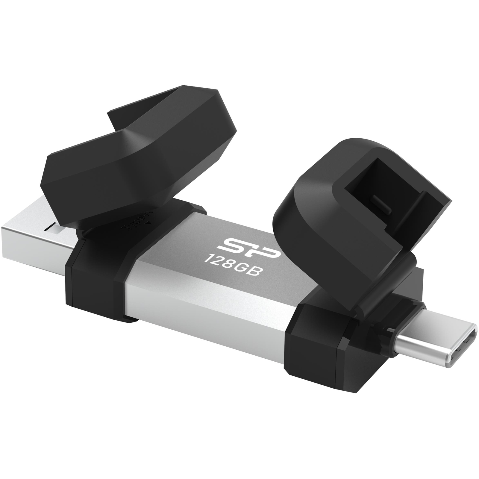 USB памет Silicon Power Mobile C51 USB 128GB Type-A и USB Type-C (USB 3.2 Gen 1) (SP128GBUC3C51V1S)