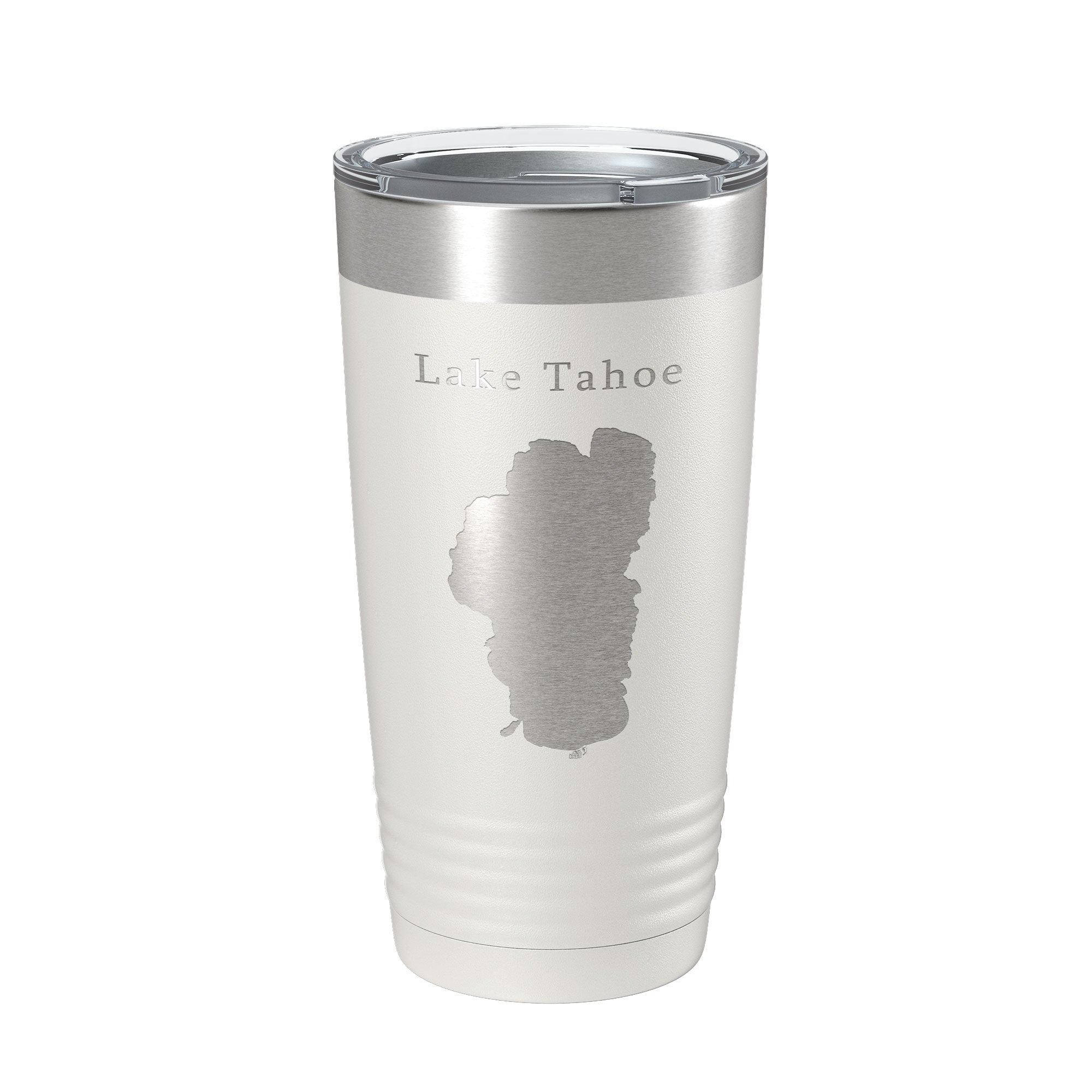 Lake Tahoe Map Tumbler Travel Mug Insulated Laser Engraved Coffee Cup California Nevada 20 oz