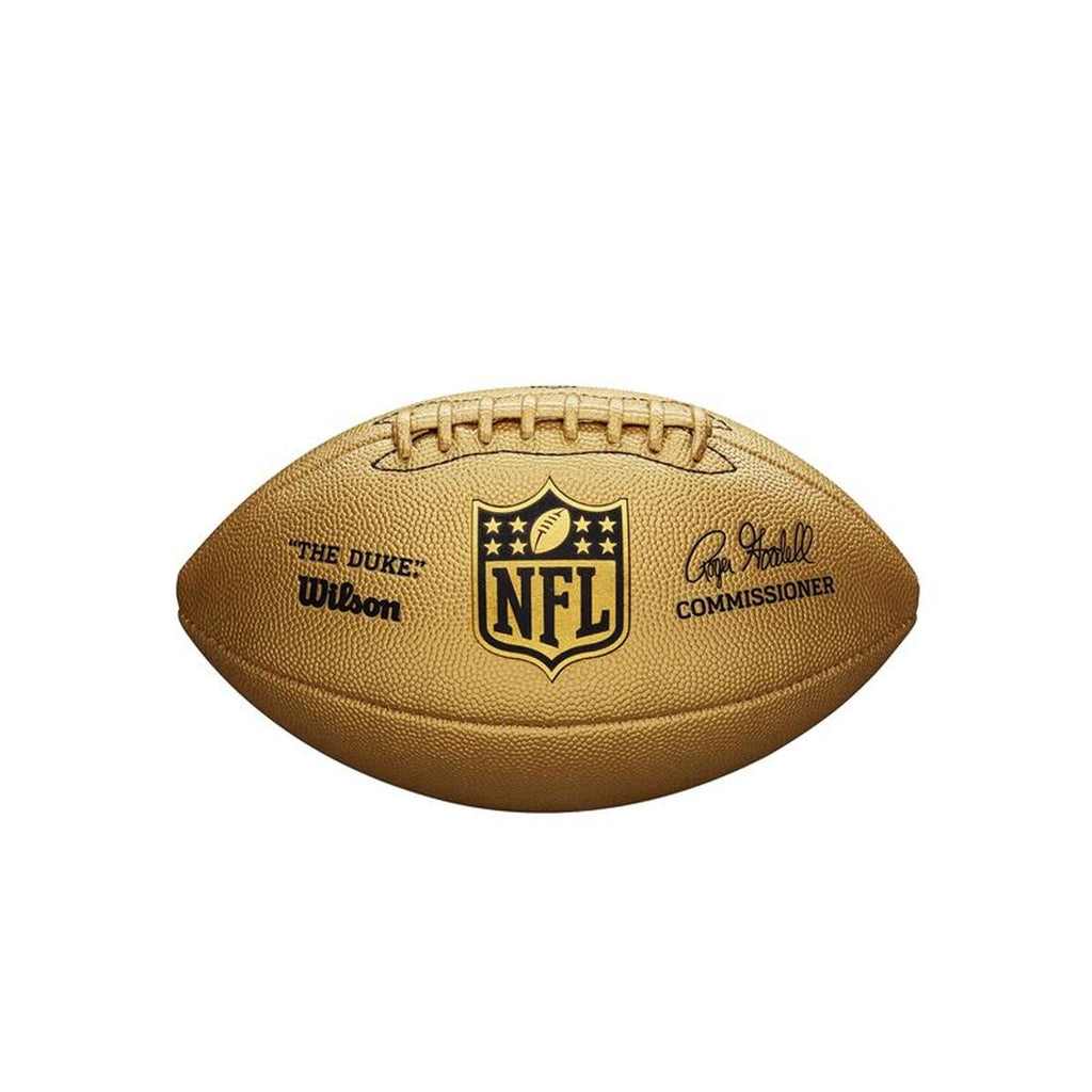 Rugby Ball Wilson The Duke Metallic Edition YL Golden