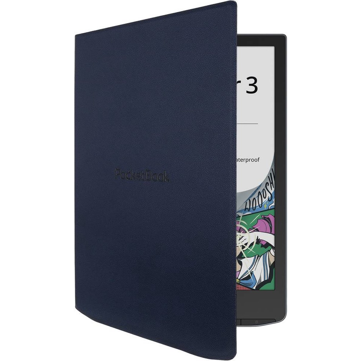 Капак за зареждане на Pocketbook за InkPad 4/InkPad Color 2/InkPad Color 3, син (HN-QI-PU-743G-NB-WW)