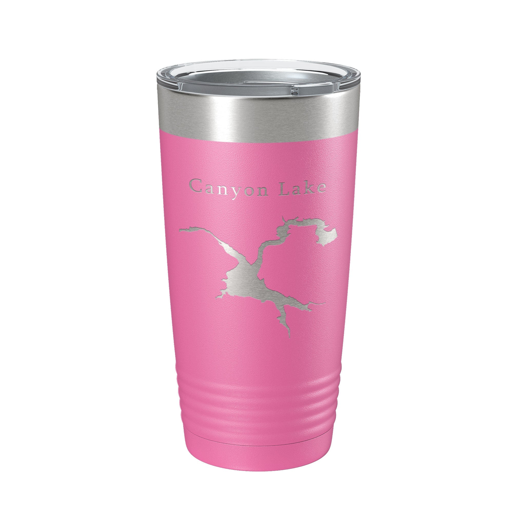 Canyon Lake Map Tumbler Travel Mug Insulated Laser Engraved Coffee Cup Arizona 20 oz