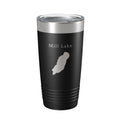 Mill Lake Map Tumbler Travel Mug Insulated Laser Engraved Coffee Cup Michigan 20 oz