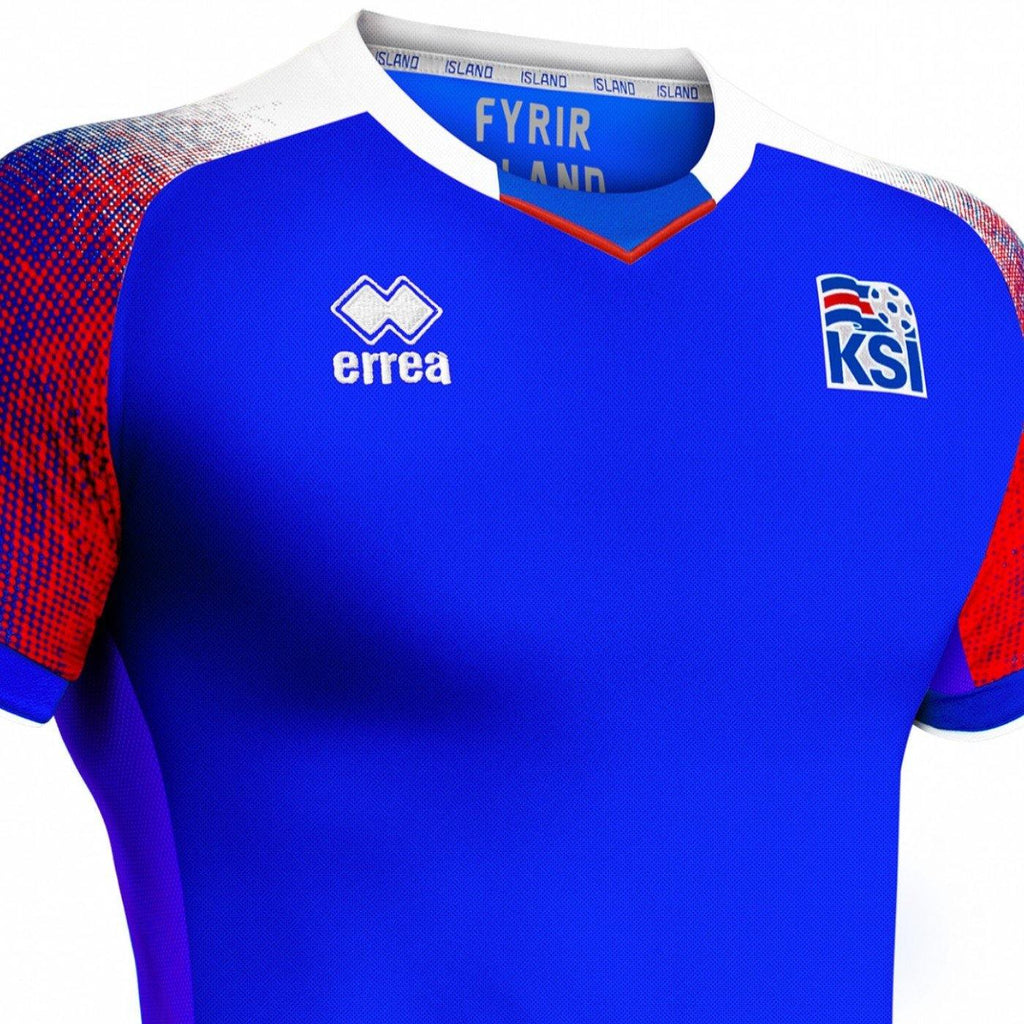 Iceland national Soccer team Home jersey 2018/19 - Errea