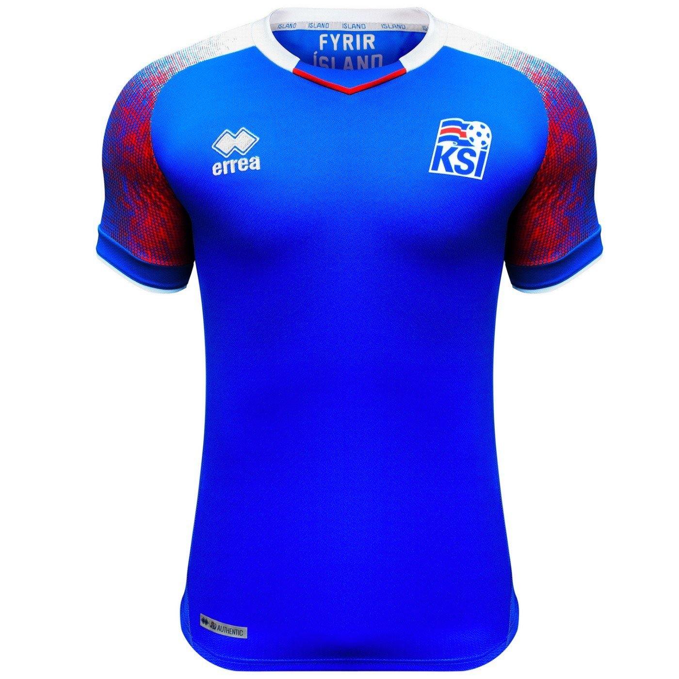 Iceland national Soccer team Home jersey 2018/19 - Errea