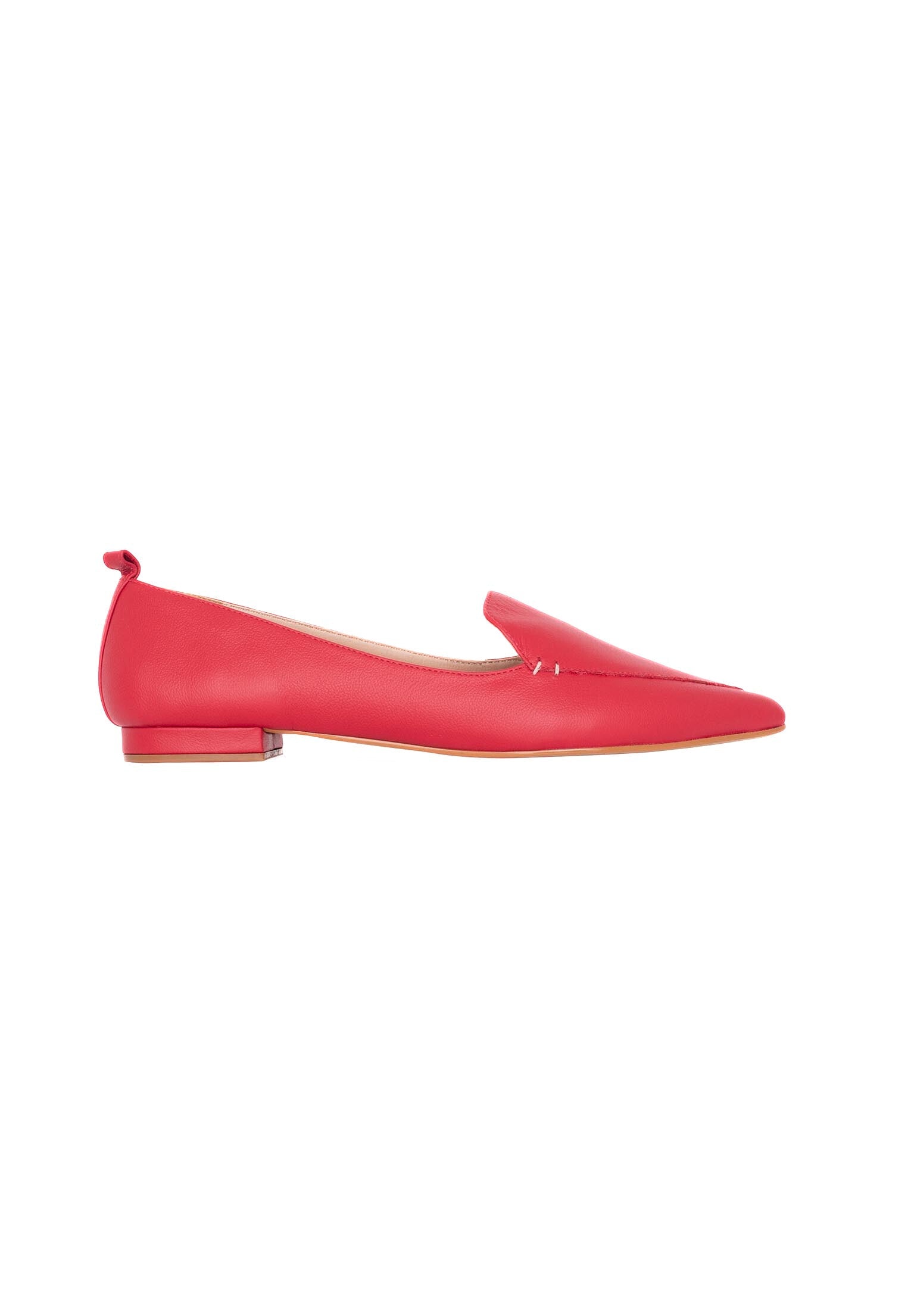 Black Leather Ballerinas Butia – Women’s Pointed-Toe Flat Shoes