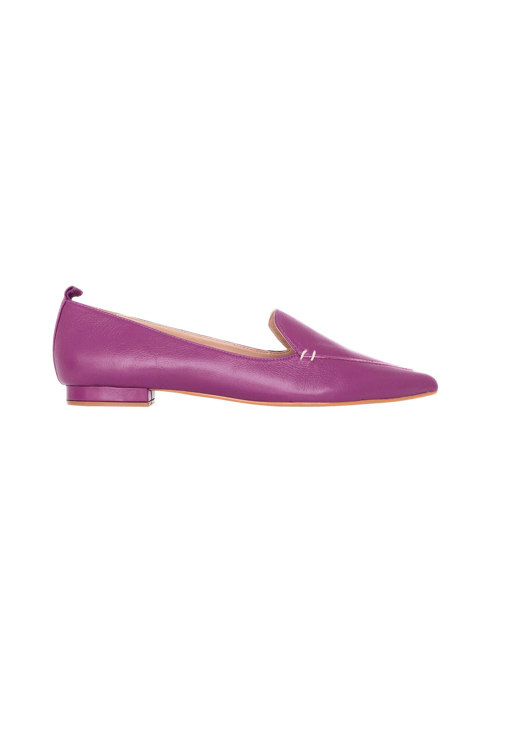 Black Leather Ballerinas Butia – Women’s Pointed-Toe Flat Shoes