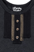 Shirt Black Gold
