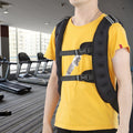 Weighted Vest for Strength Training with Adjustable Buckles, 10.3KG(Black)