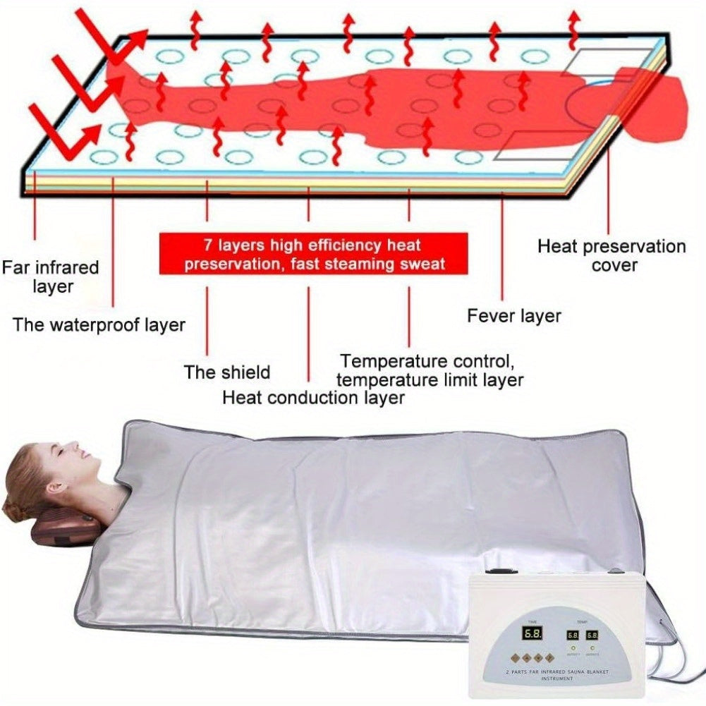 Digital Heated Sauna Steamer Blanket - Professional Body Shaping