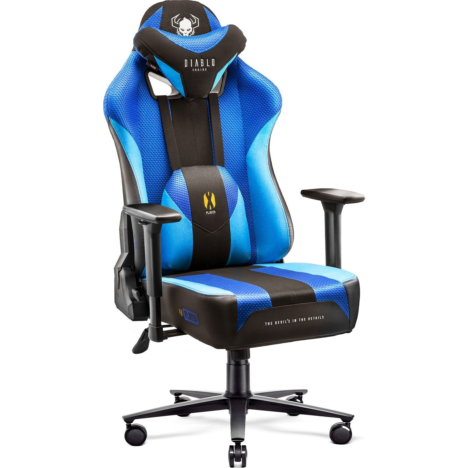 Scaune Diablo Scaun de gaming X-Player 2.0 King Size Frost Black (DIABLO X-PLAYER 2.0 KING FROST BLACK)