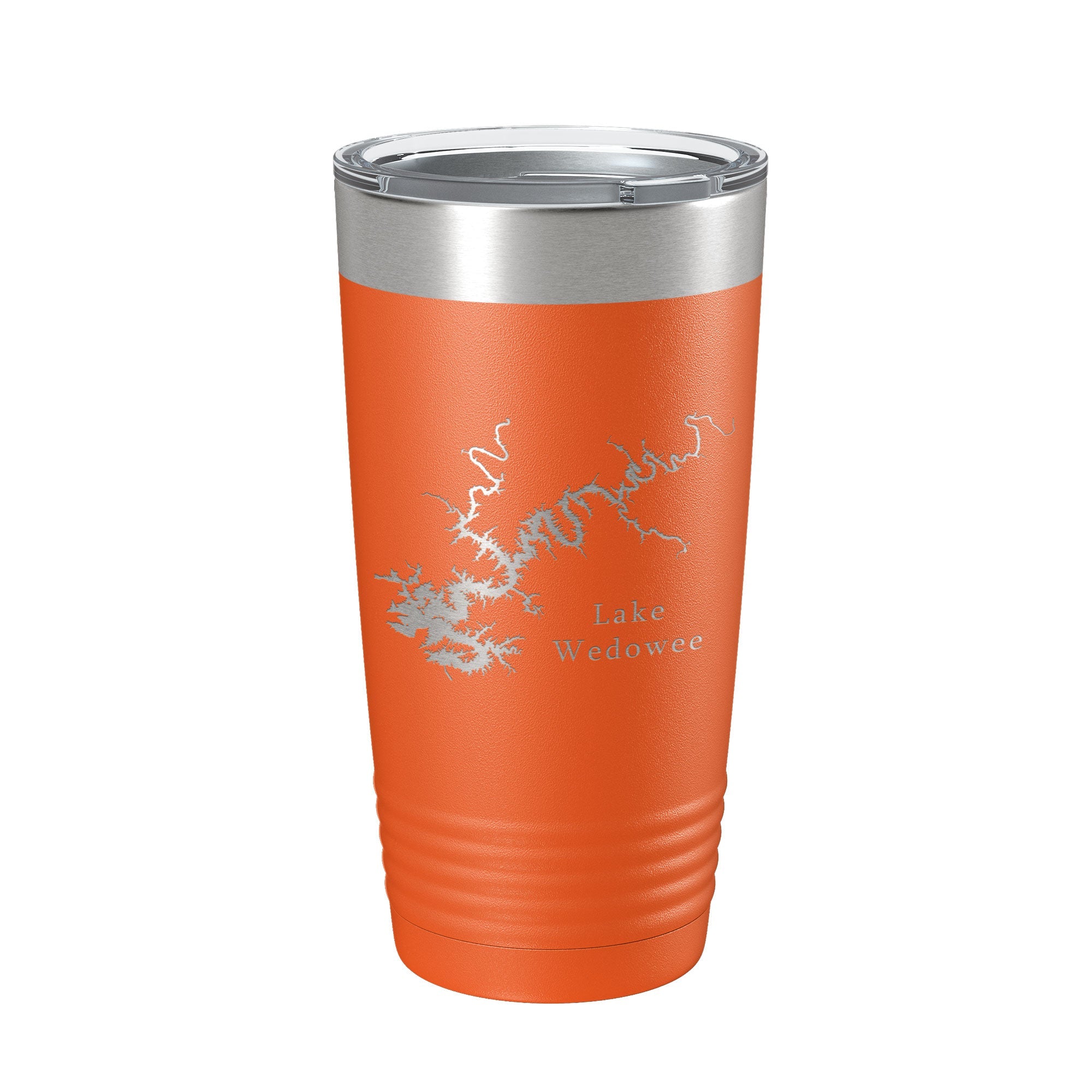Lake Wedowee RL Harris Map Tumbler Travel Mug Insulated Laser Engraved Coffee Cup Alabama 20 oz