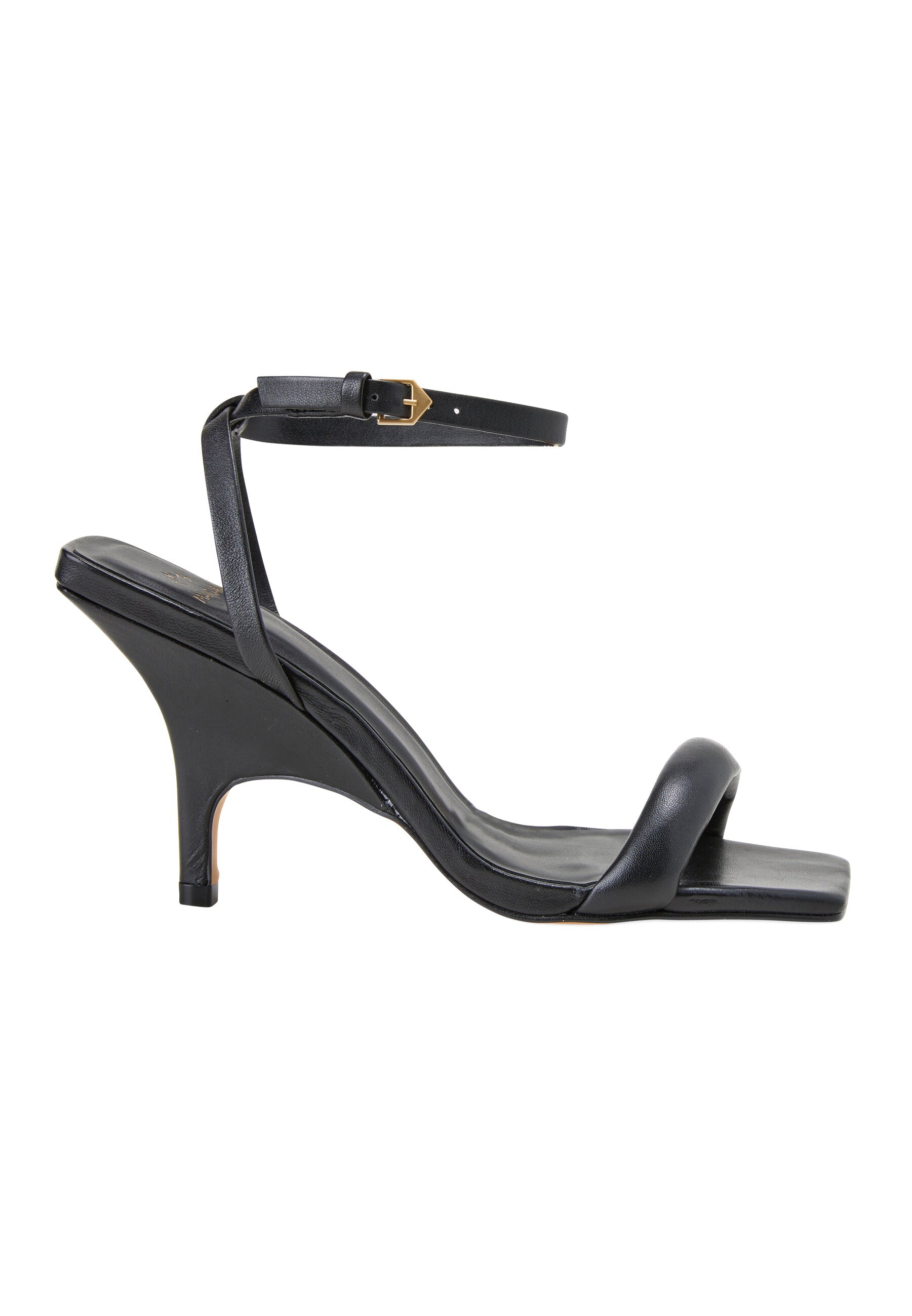 White Calf Leather Sandals Cortiça – Women’s 9 cm High Heel with Ankle Strap