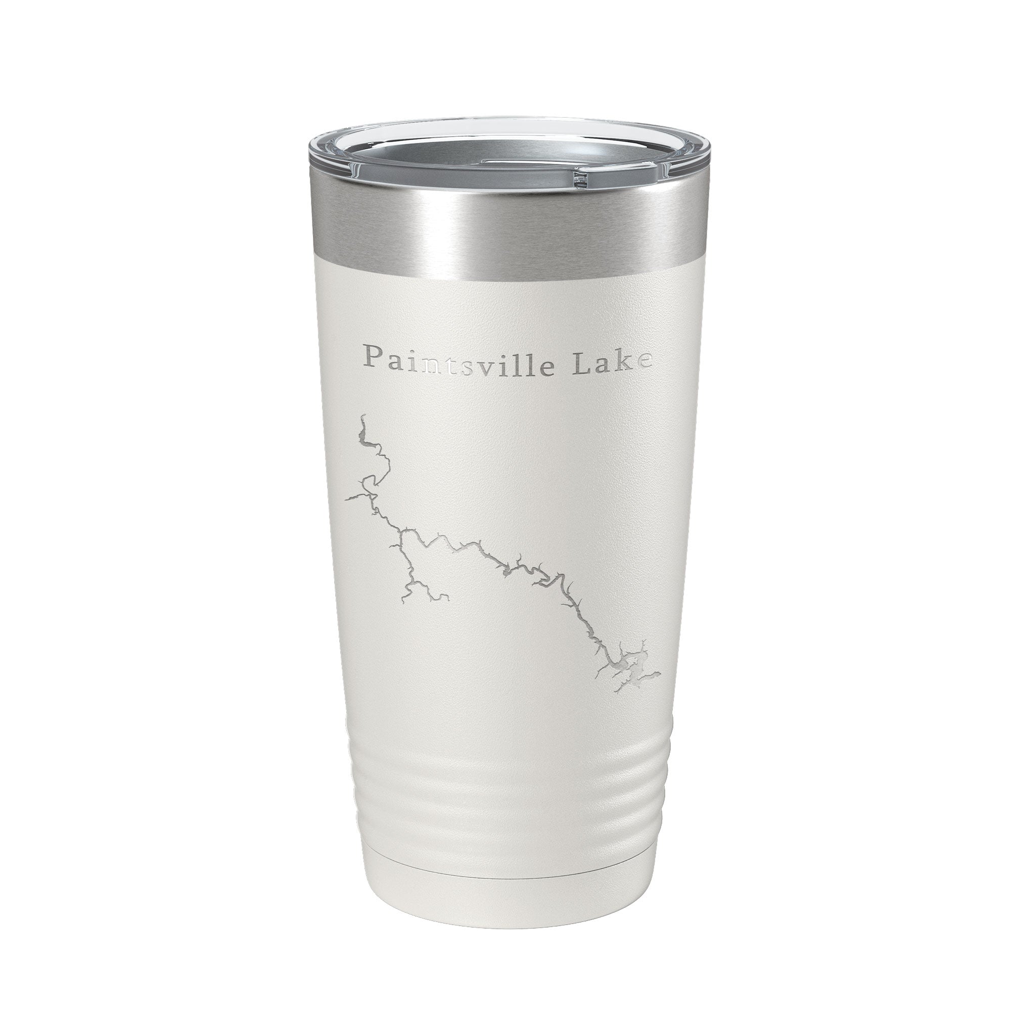 Paintsville Lake Map Tumbler Travel Mug Insulated Laser Engraved Coffee Cup Kentucky 20 oz