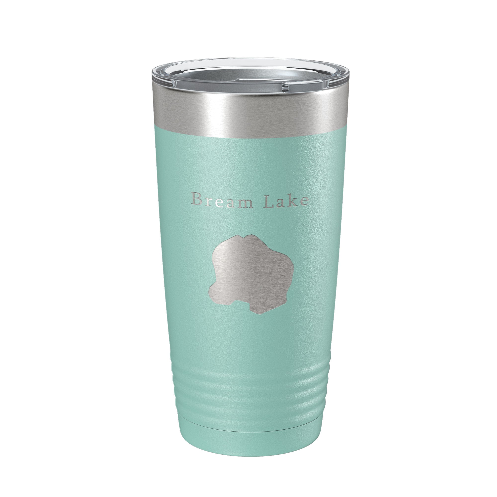 Bream Lake Map Tumbler Travel Mug Insulated Laser Engraved Coffee Cup Florida 20 oz