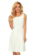 Numoco 296-4 VICTORIA Trapezoidal dress - ECRU