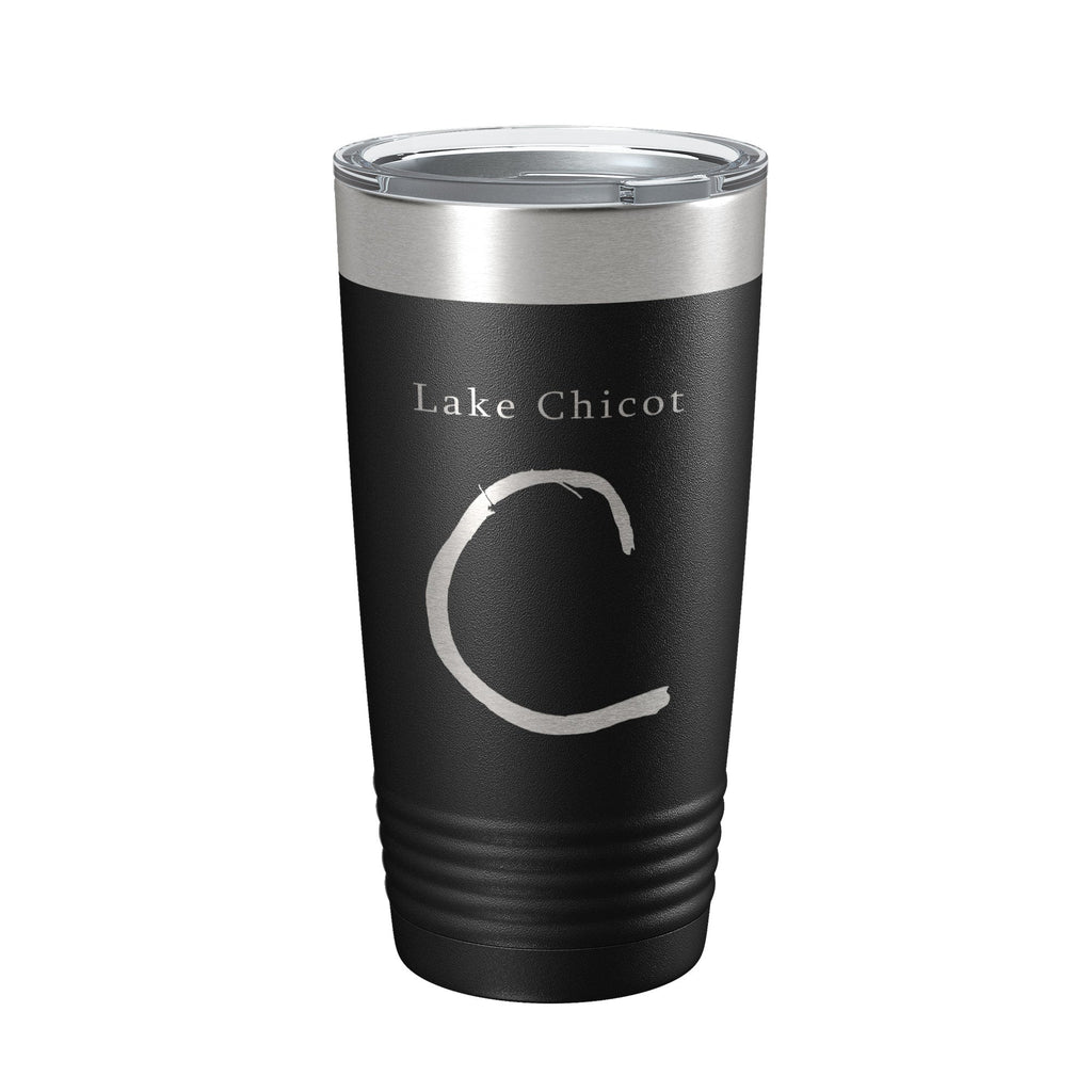 Lake Chicot Map Tumbler Travel Mug Insulated Laser Engraved Coffee Cup Arkansas 20 oz