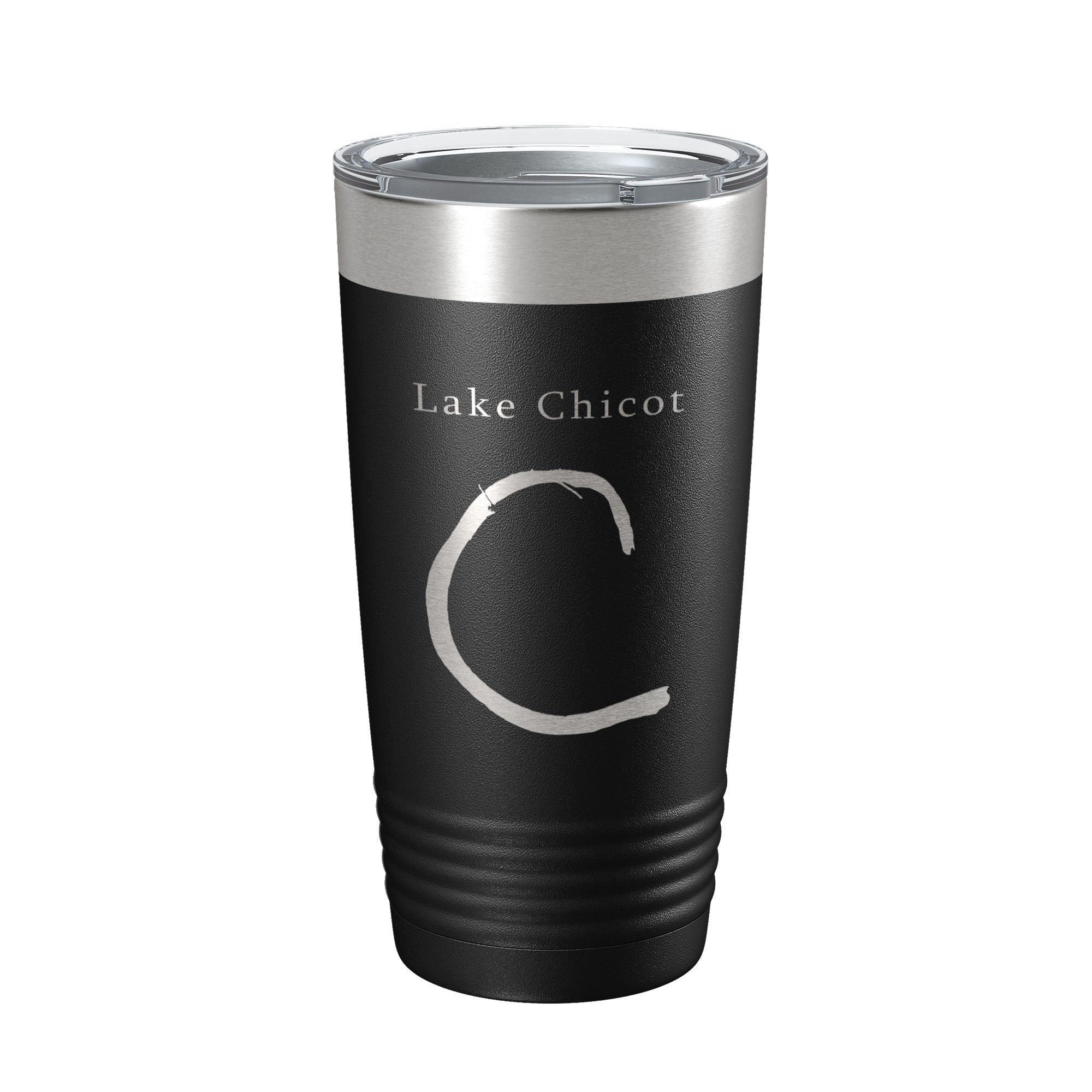 Lake Chicot Map Tumbler Travel Mug Insulated Laser Engraved Coffee Cup Arkansas 20 oz