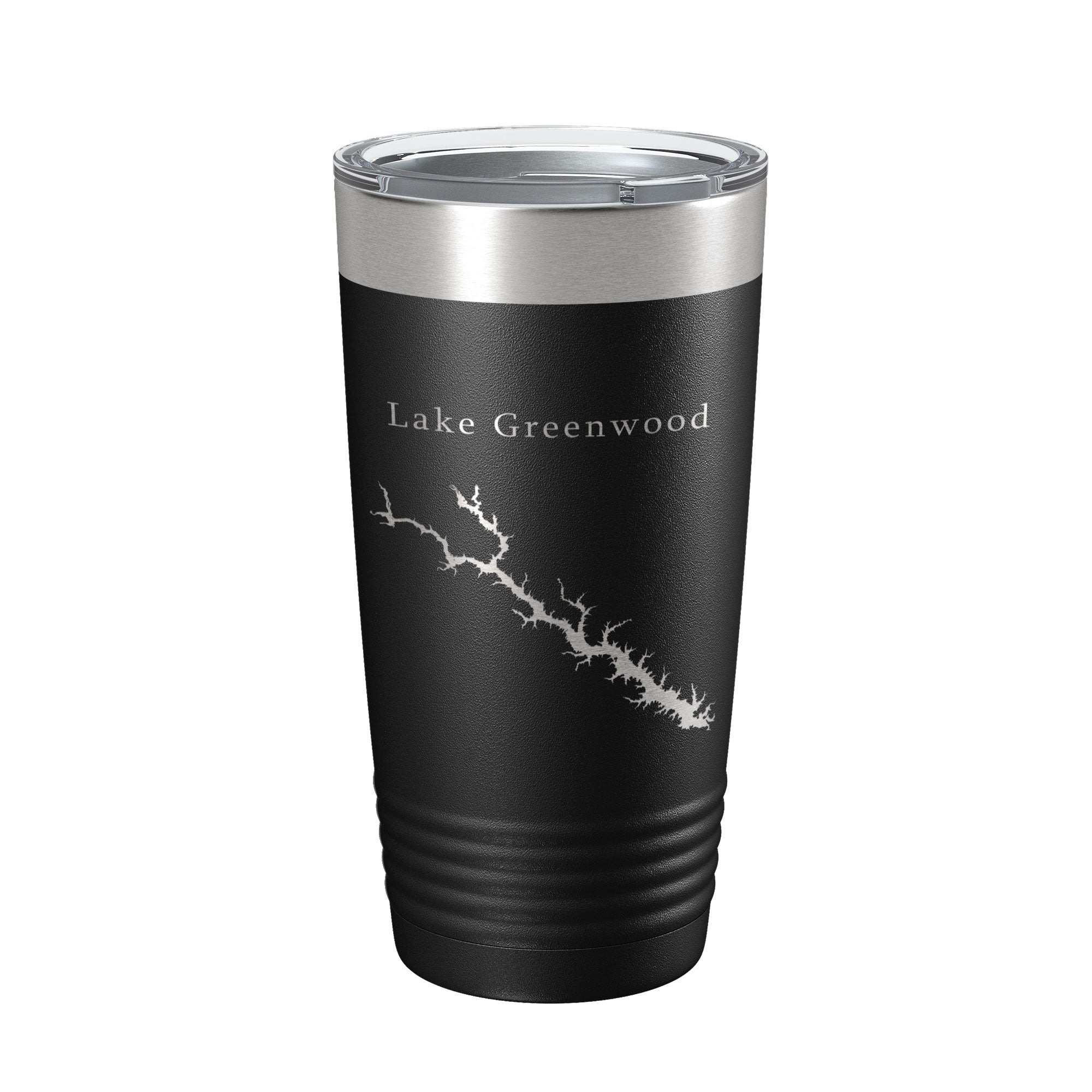 Lake Greenwood Map Tumbler Travel Mug Insulated Laser Engraved Coffee Cup South Carolina 20 oz
