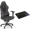 Scaun de gaming Endorfy Scrim BK + covoraș FP120R Mat (M-9070073)