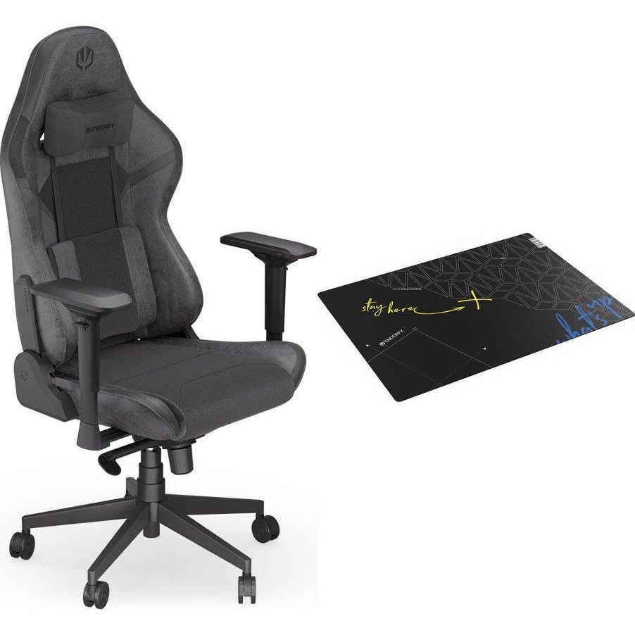Endorfy Scrim BK гейминг стол + подложка за пода FP120R Mat (M-9070073)