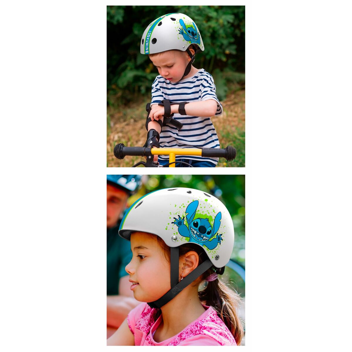 Baby Helmet Disney Stitch White-1