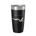 Wilson Lake Map Tumbler Travel Mug Insulated Laser Engraved Coffee Cup Kansas 20 oz