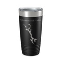 Chesuncook Lake Map Tumbler Travel Mug Insulated Laser Engraved Coffee Cup Maine 20 oz