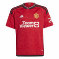 Children's Short Sleeved Football Shirt Adidas Manchester (7-8 Years)