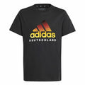 Short Sleeve T-Shirt Adidas Deutschland Black