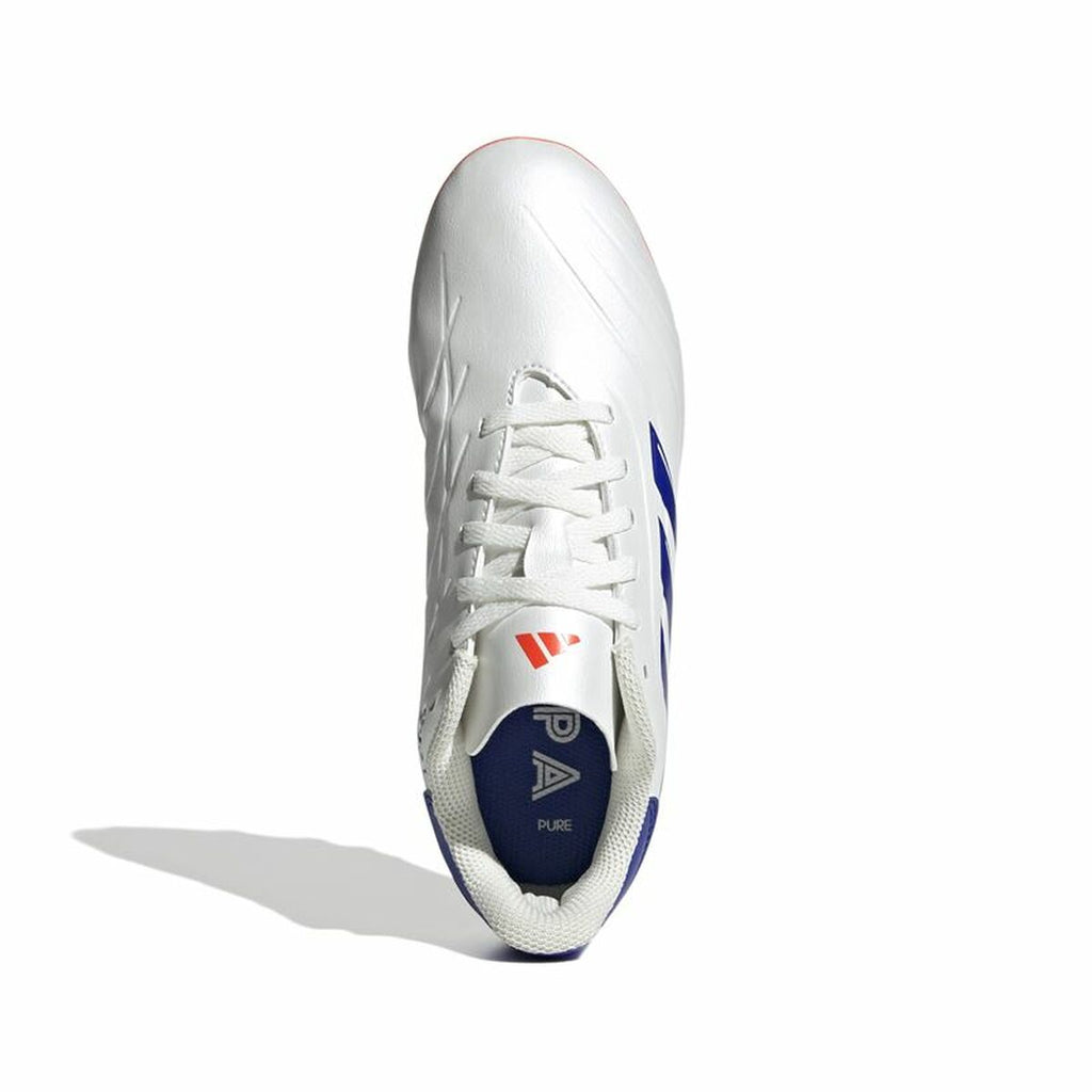 Childrens Football Boots Adidas Copa Pure II Club Flexible White