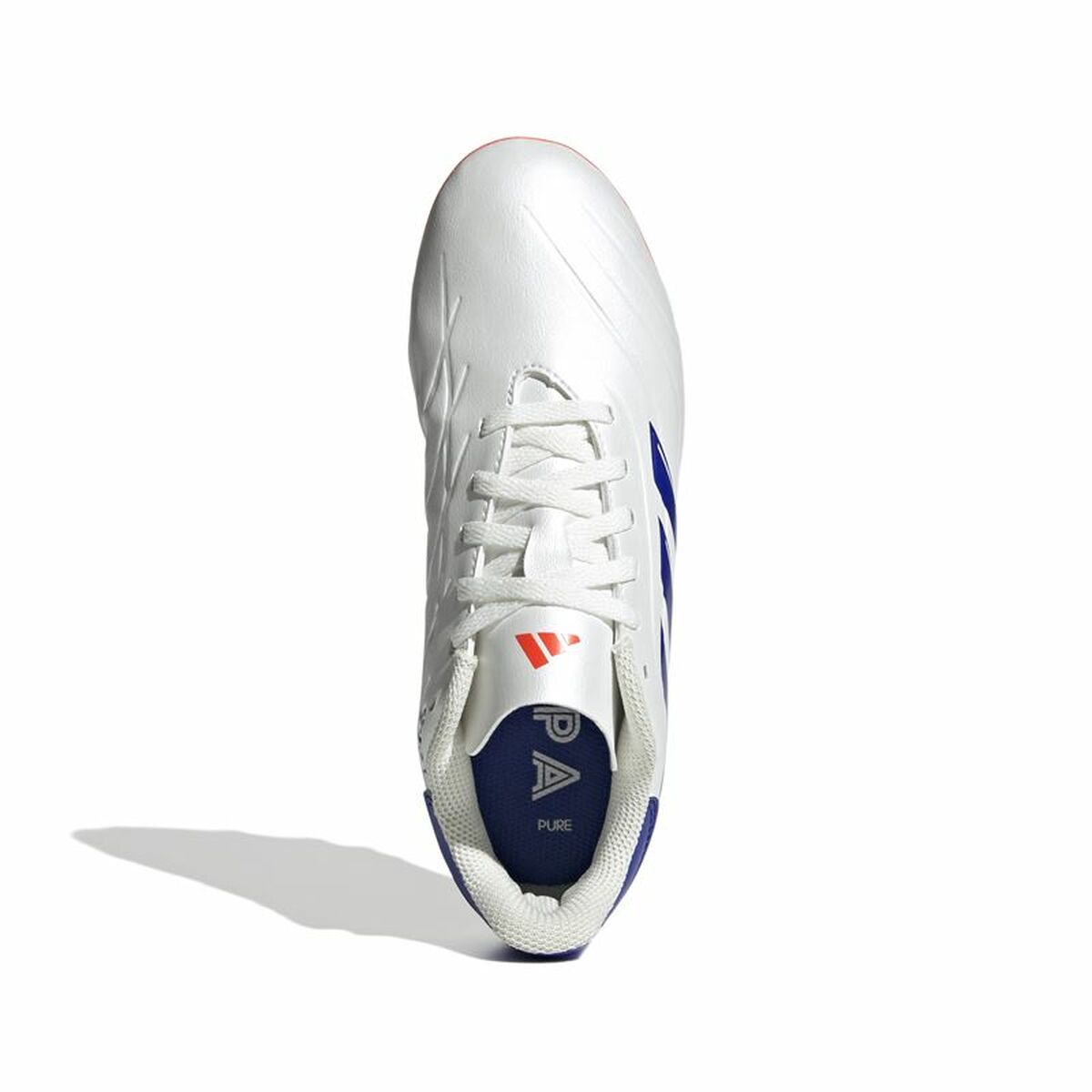 Childrens Football Boots Adidas Copa Pure II Club Flexible White
