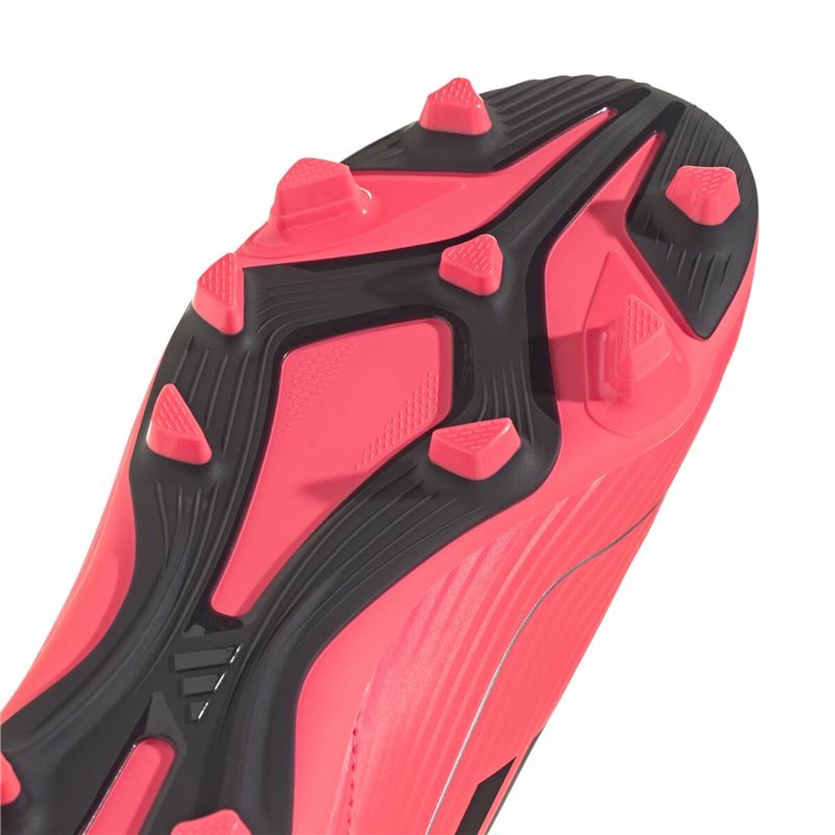 Childrens Football Boots Adidas F50 Club FxG Pink Crimson Red