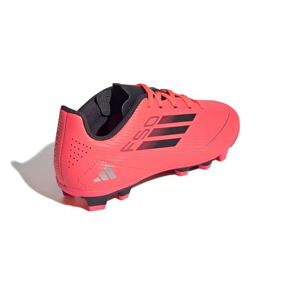 Childrens Football Boots Adidas F50 Club FxG Pink Crimson Red