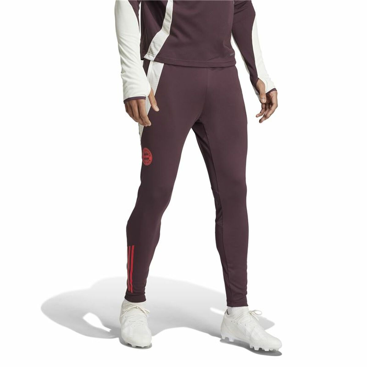 Long Sports Trousers Adidas Fc Bayern 24/25 Tiro24 Brown Maroon Men
