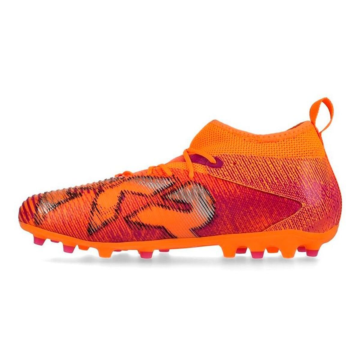 Childrens Football Boots Puma Future 8 Match Mg Heat Fire-