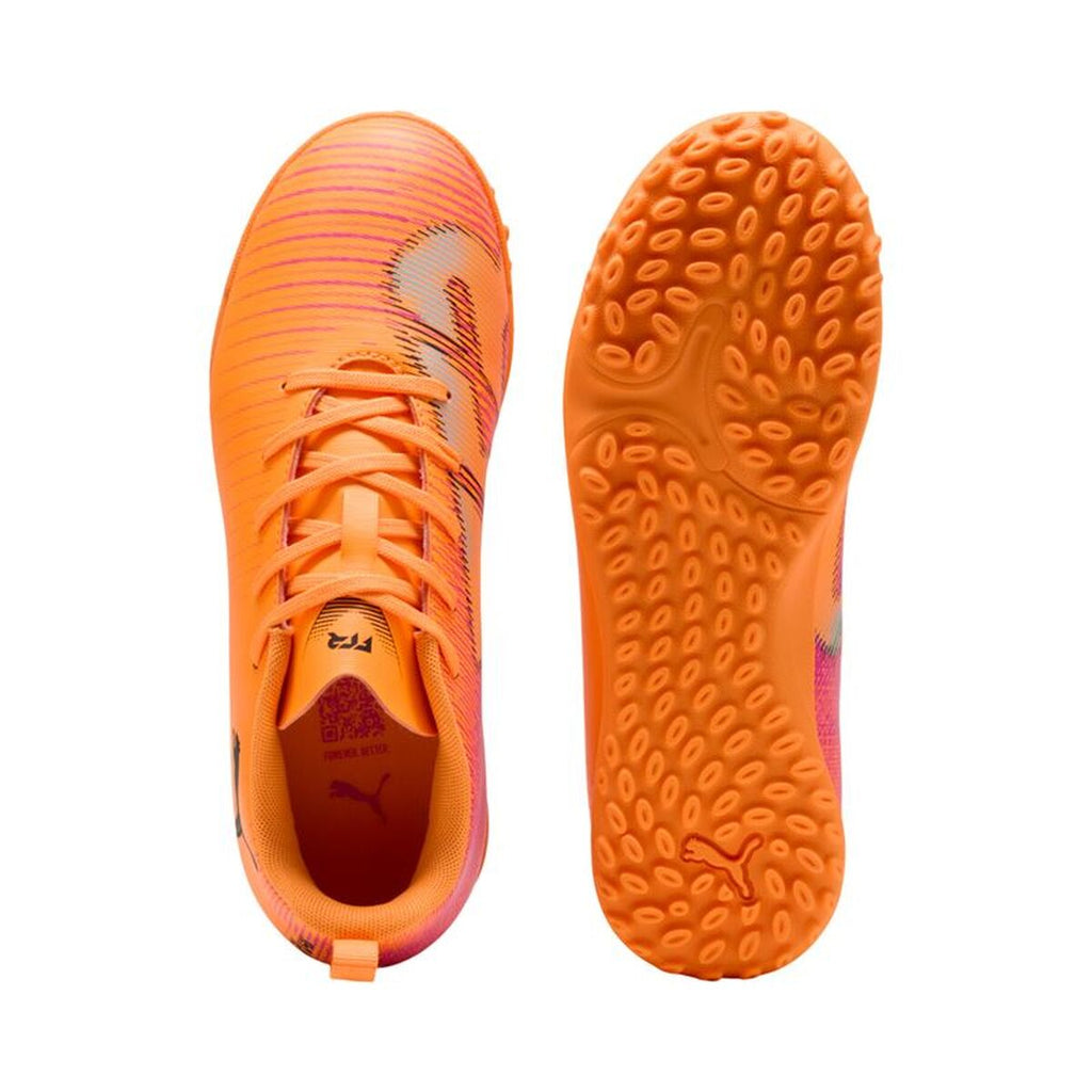 Childrens Football Boots Puma Future 8 Play Tt Heat Fire-