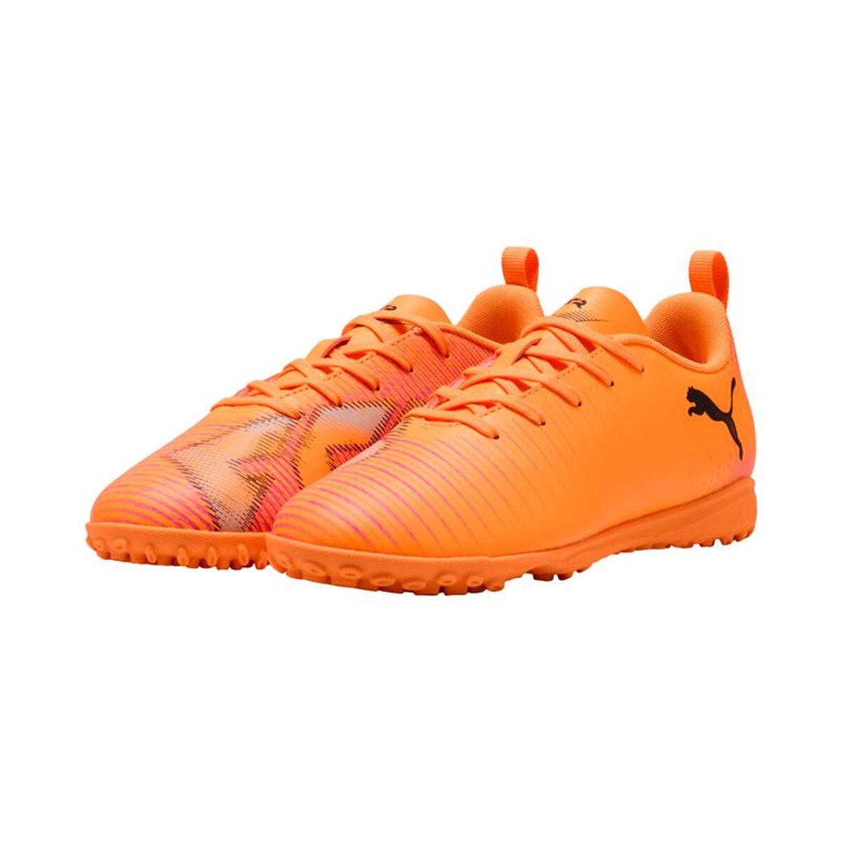 Childrens Football Boots Puma Future 8 Play Tt Heat Fire-