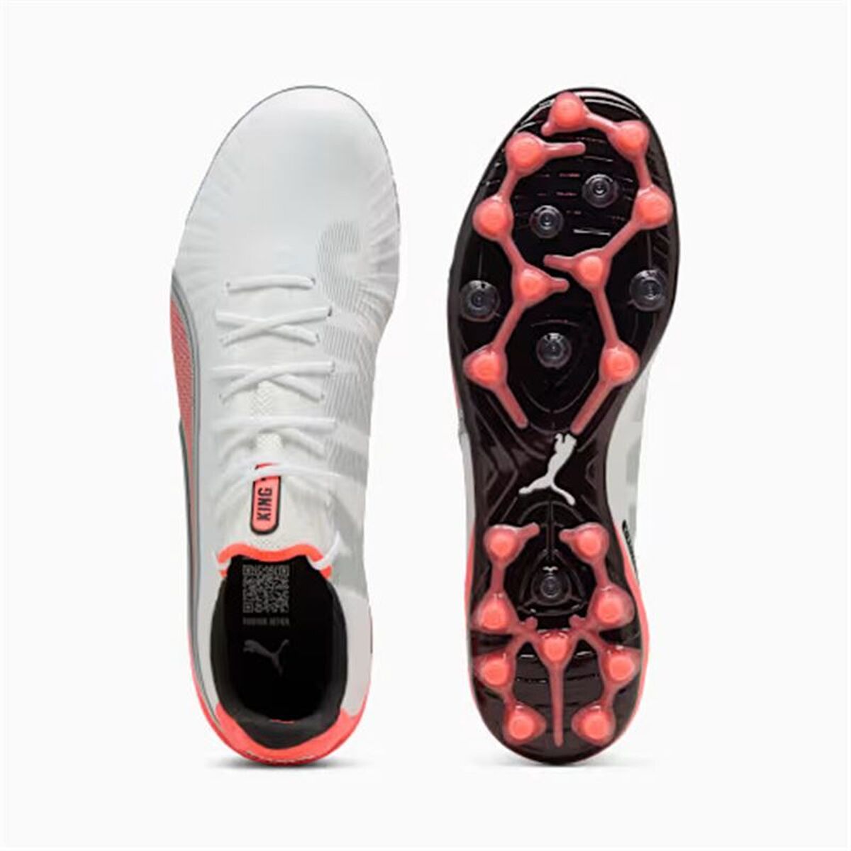Adult's Football Boots Puma King Ultimate Mg White