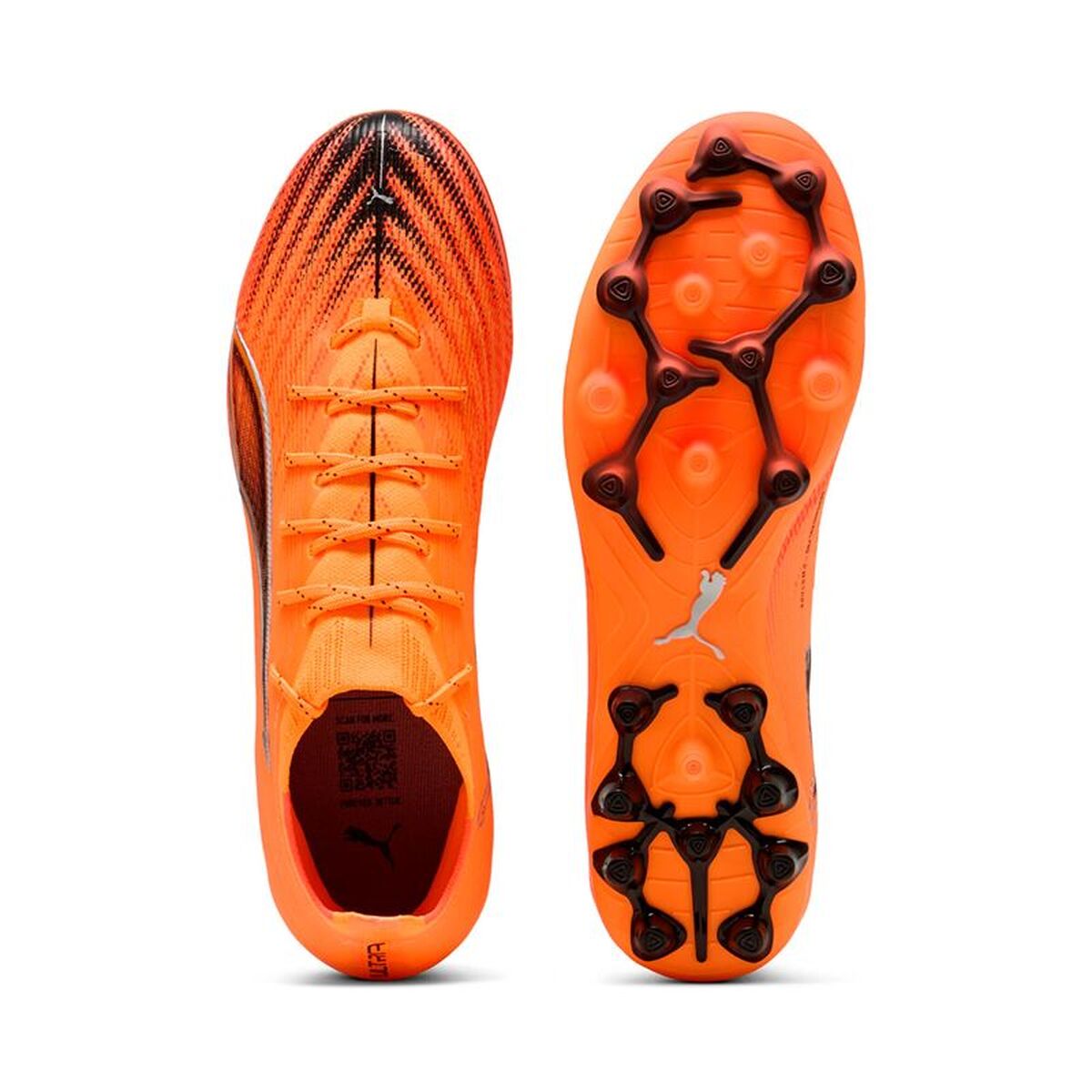 Adult's Football Boots Puma Ultra 6 Ultimate Mg Heat Fire B Orange