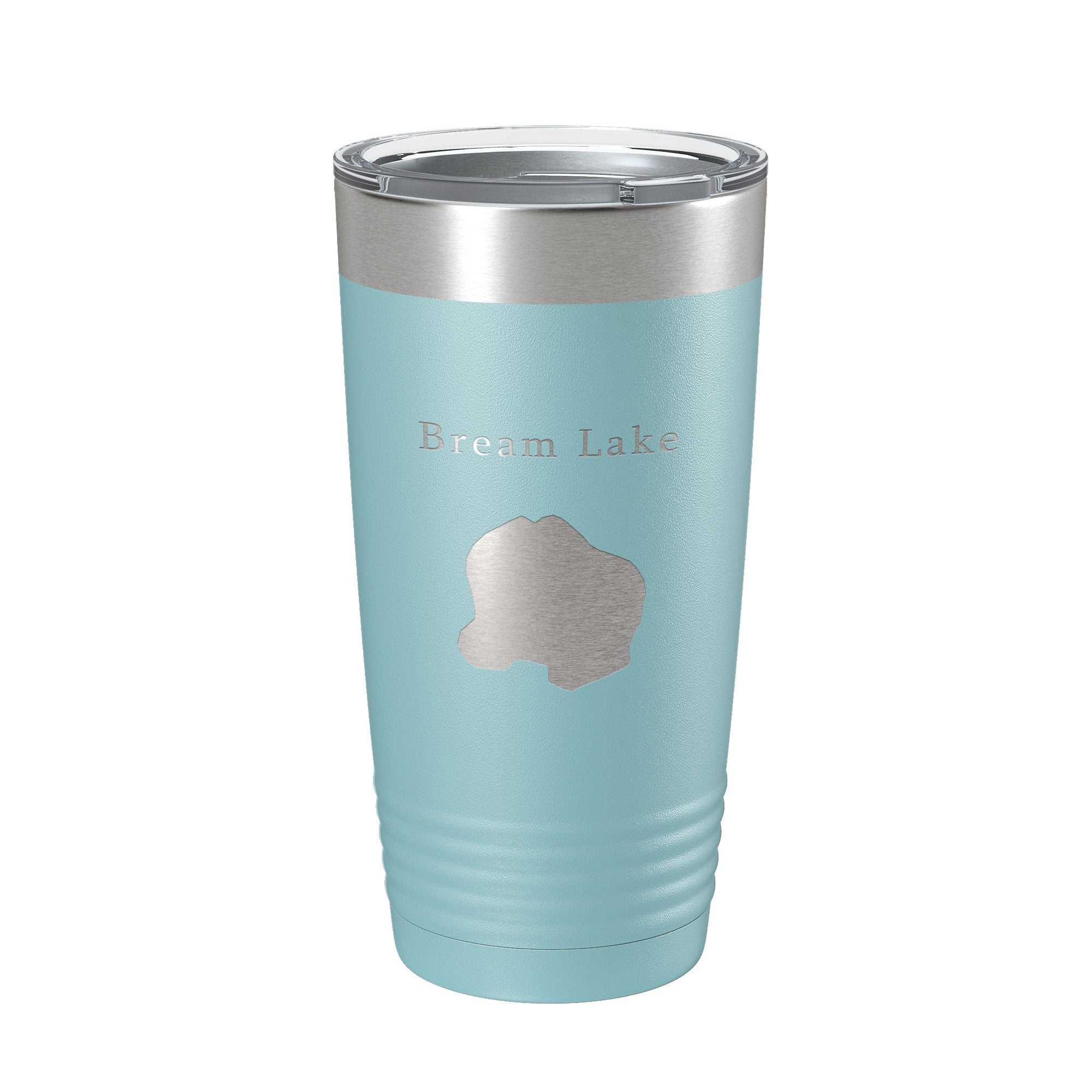 Bream Lake Map Tumbler Travel Mug Insulated Laser Engraved Coffee Cup Florida 20 oz
