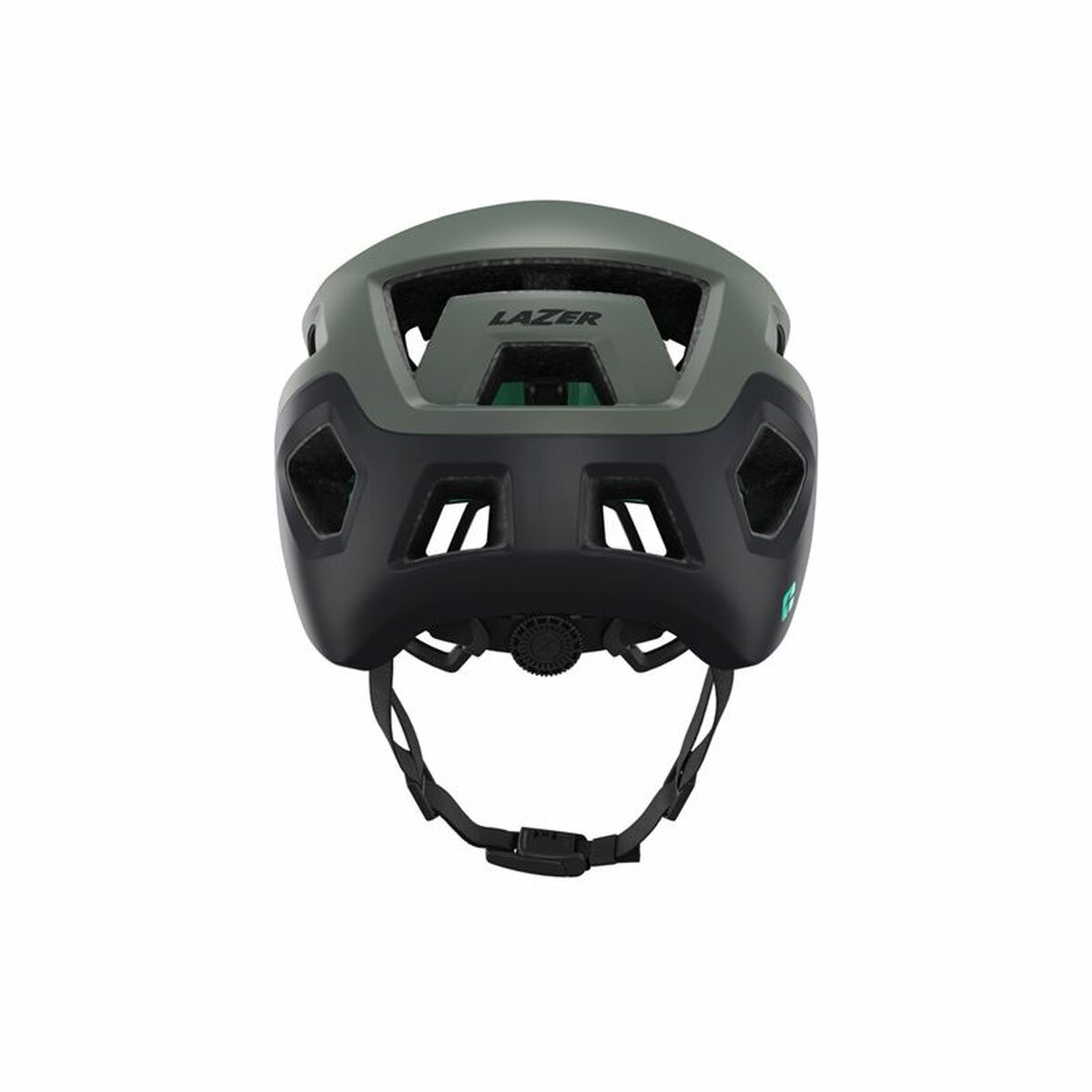 Adult's Cycling Helmet Lazer Coyote KinetiCore Dark green L