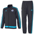Fc Schalke 04 Presentation Soccer Tracksuit 2015/16 - Adidas