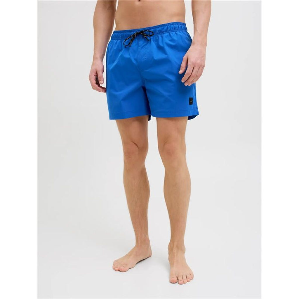 Men’s Bathing Costume Jack & Jones Jpstmaui Jj Solid Turkish Blue