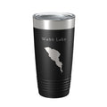 Webb Lake Map Tumbler Travel Mug Insulated Laser Engraved Coffee Cup Maine 20 oz