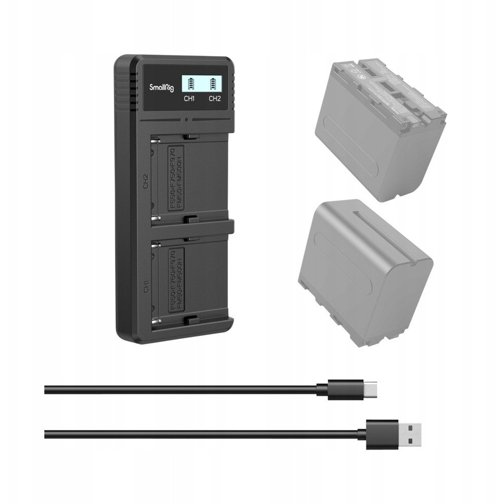 SMALLRIG 4086 NP-F970 Camera Battery Charger