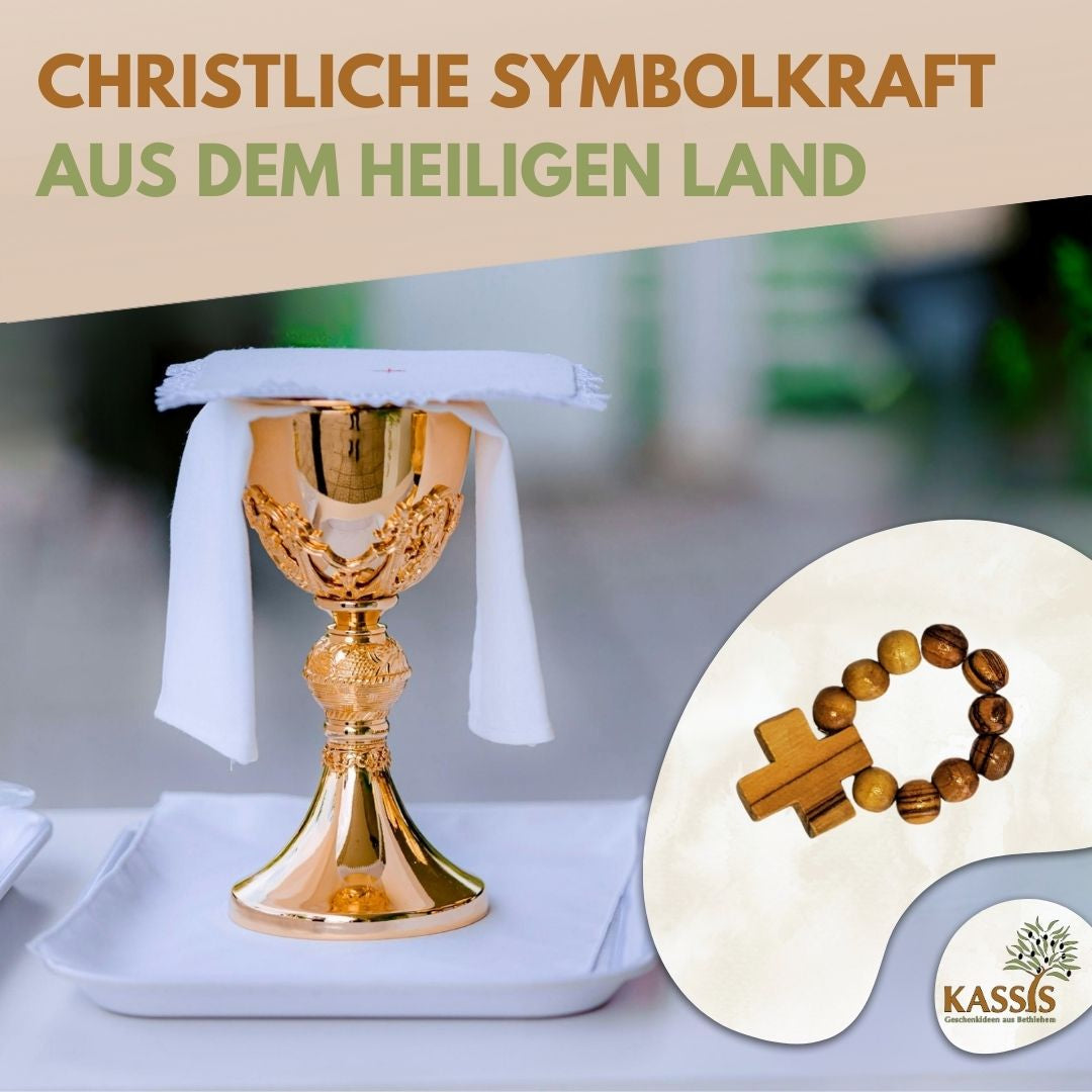 Olivenholz Fingerrosenkranz aus Bethlehem
